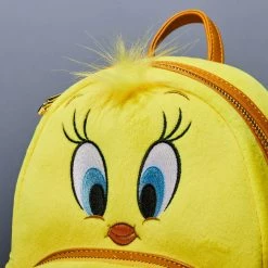 LoungeFly Looney Tunes Tweety Plush Mini Backpack