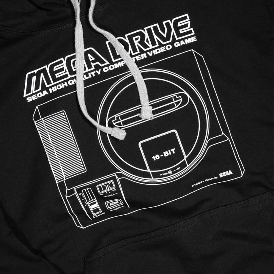 Cheap β€οΈ Official Mega Drive 'Logo And Console' Black And Gray Hoodies (Unisex) π 2 Official Mega Drive 'Logo And Console' Black And Gray Hoodies (Unisex)