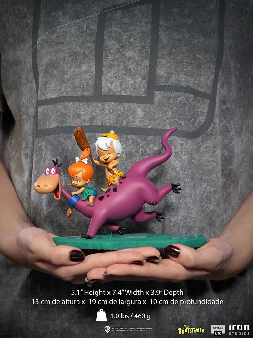 New π Official Iron Studios The Flintstones Dino, Pebbles And Bamm-Bamm 1:10 Art Scale Statue Premium Collectibles β€οΈ 5 Official Iron Studios The Flintstones Dino, Pebbles And Bamm-Bamm 1:10 Art Scale Statue Premium Collectibles