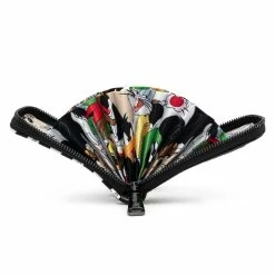 Loungefly Looney Tunes Black & White Check Accordian Card Holder