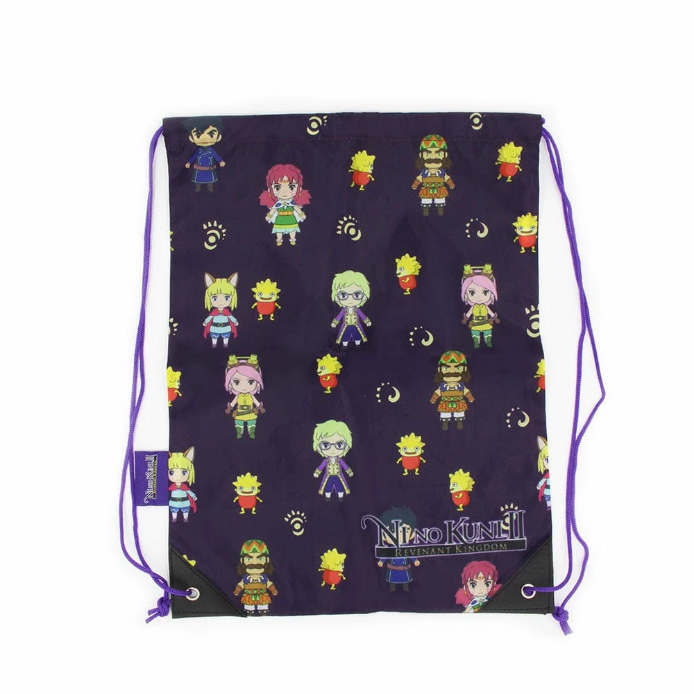 Brand new 🥰 Bags Official Ni No Kuni II Chibi Drawstring Bag 😀 1 Bags Official Ni No Kuni II Chibi Drawstring Bag