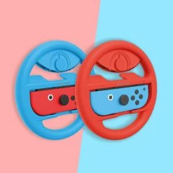 Gaming Accessories Official Numskull Nintendo Switch Steering Wheel & Grip (4 Pack)
