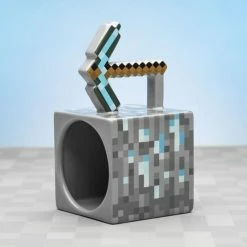 Official Minecraft Diamond Pickaxe Mug