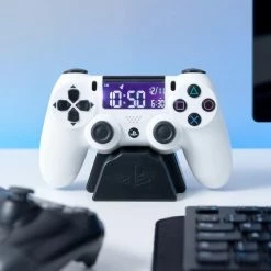 Official PlayStation White Controller Alarm Clock Homeware