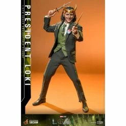 Official Hot Toys Marvel Loki President Loki 1:6 Scale Figure