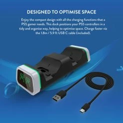 Brand new π Gaming Accessories Numskull PlayStation 5 / PS5 Fast Charge Twin Charging Dock π 14 Gaming Accessories Numskull PlayStation 5 / PS5 Fast Charge Twin Charging Dock