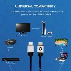 Cheapest π Gaming Accessories PS5 4K Ultra HD HDMI Cable (2m/7ft) β 15 Gaming Accessories PS5 4K Ultra HD HDMI Cable (2m/7ft)