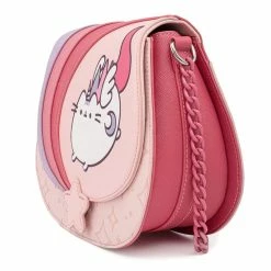 Bags Loungefly Pusheen Unicorn Ombre Chain Strap Crossbody Bag