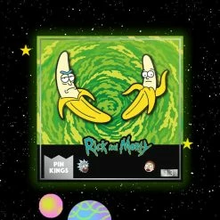 Accessories Pin Kings Rick And Morty Enamel Pin Badge Set 1.3 – Banana Rick & Morty