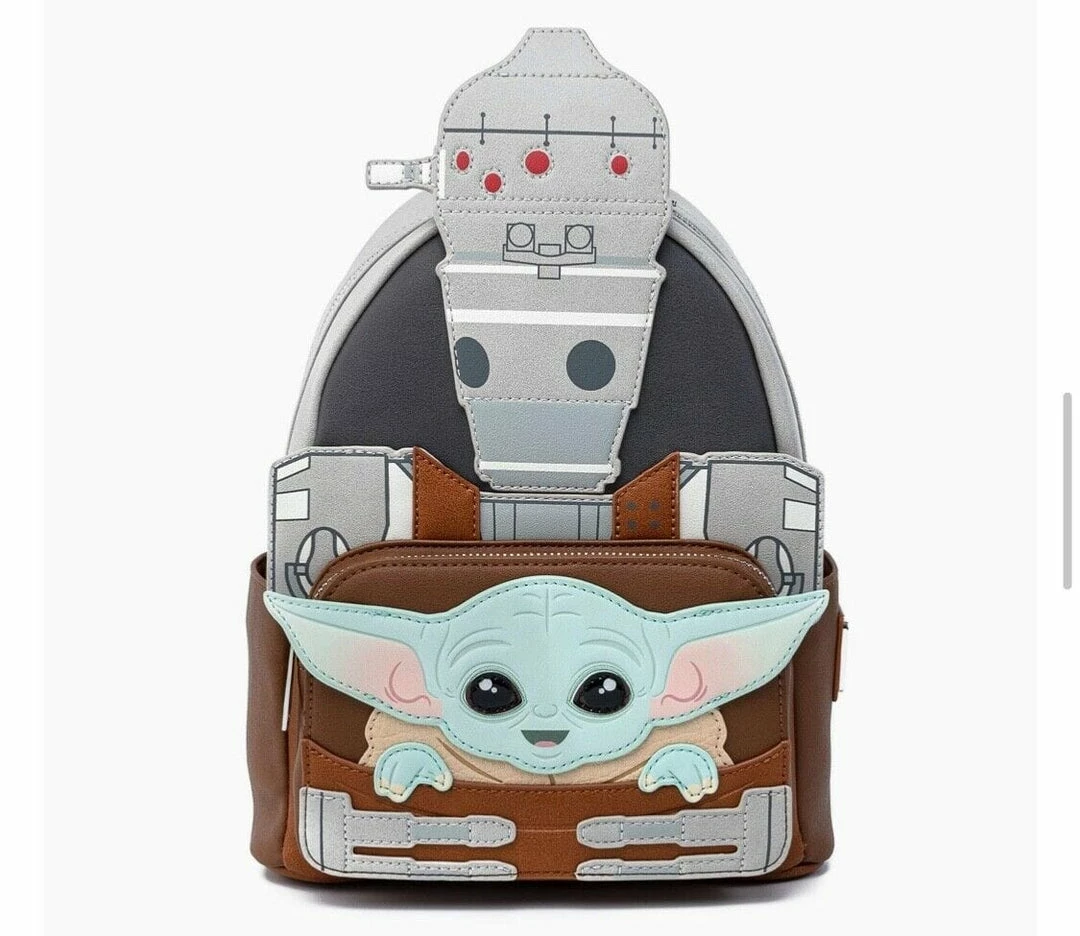 Best Pirce π The Mandalorian Bags Loungefly Star Wars The Child And Driod π Backpack π 1 The Mandalorian Bags Loungefly Star Wars The Child And Driod Backpack