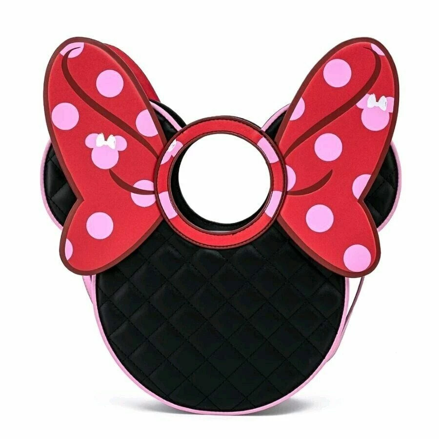 Wholesale π Disney Loungefly Minnie Mouse Dots AOP Bow Diecut π Handbag Bags π 1 Disney Loungefly Minnie Mouse Dots AOP Bow Diecut Handbag Bags