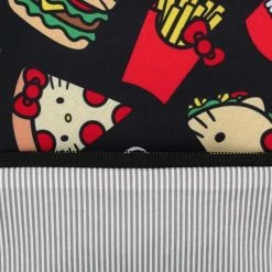 Loungefly Sanrio Hello Kitty Snacks AOP Nylon Passport Bags