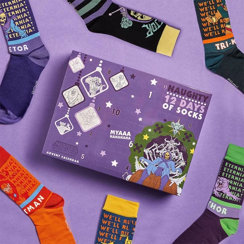 Cheap 😀 He-Man And The Masters Of The Universe ‘Naughty’ 12 Days Of 🧦 Socks Advent Calendar 😍 1 He-Man And The Masters Of The Universe ‘Naughty’ 12 Days Of Socks Advent Calendar