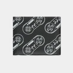 Official Nintendo SNES AOP Bifold Wallet Purses & Wallets
