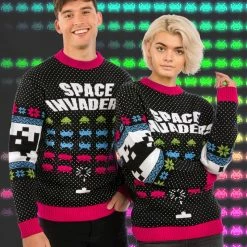 Official Space Invaders Christmas Jumper / Ugly Sweater