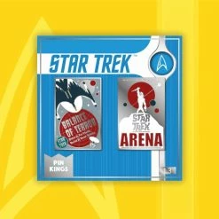 Pin Kings Star Trek Enamel Pin Badge Set 1.3 โ Balance Of Terror & Arena