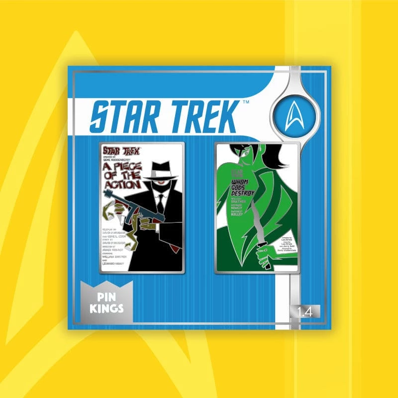 Outlet π€© Accessories Pin Kings Star Trek Enamel Pin Badge Set 1.4 β A Piece Of Action & Whom Gods Destroy π 1 Accessories Pin Kings Star Trek Enamel Pin Badge Set 1.4 β A Piece Of Action & Whom Gods Destroy