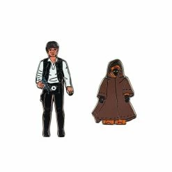 Pin Kings Star Wars Enamel Pin Badge Set 1.5 - Han Solo And Jawa Accessories