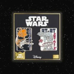 Pin Kings Star Wars Enamel Pin Badge Set 2.1 β X-Wing & AT-AT Accessories