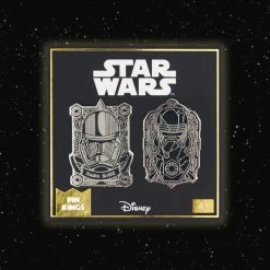 Accessories Pin Kings Star Wars Enamel Pin Badge Set 4.1 – Kylo Ren & Stormtrooper