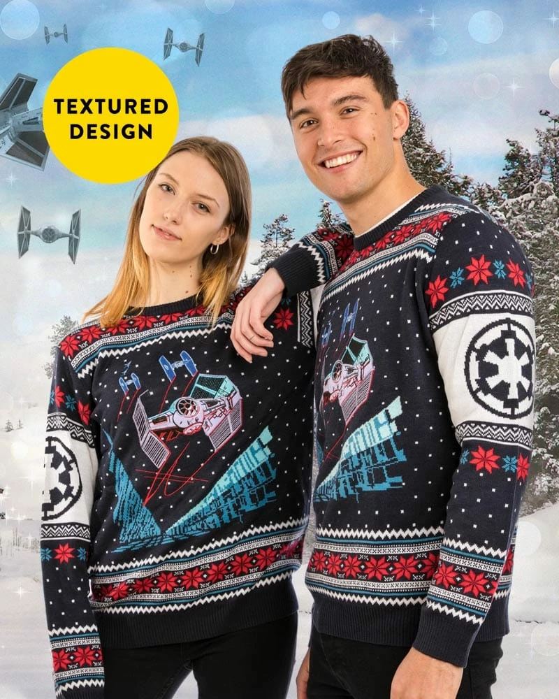 Coupon β Star Wars π Christmas Jumper Official Star Wars Tie Fighter Battle Of Yavin π Christmas Jumper / Ugly Sweater βοΈ 2 Star Wars Christmas Jumper Official Star Wars Tie Fighter Battle Of Yavin Christmas Jumper / Ugly Sweater