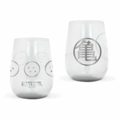 Just Geek Sales Store 28 Anime Official Dragon Ball Crystal Glasses 2-Pack