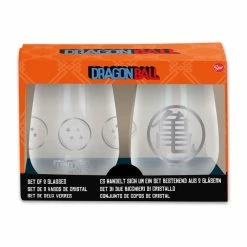 Anime Official Dragon Ball Crystal Glasses 2-Pack