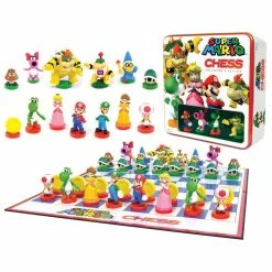 Official Nintendo Super Mario Tin Chess Set