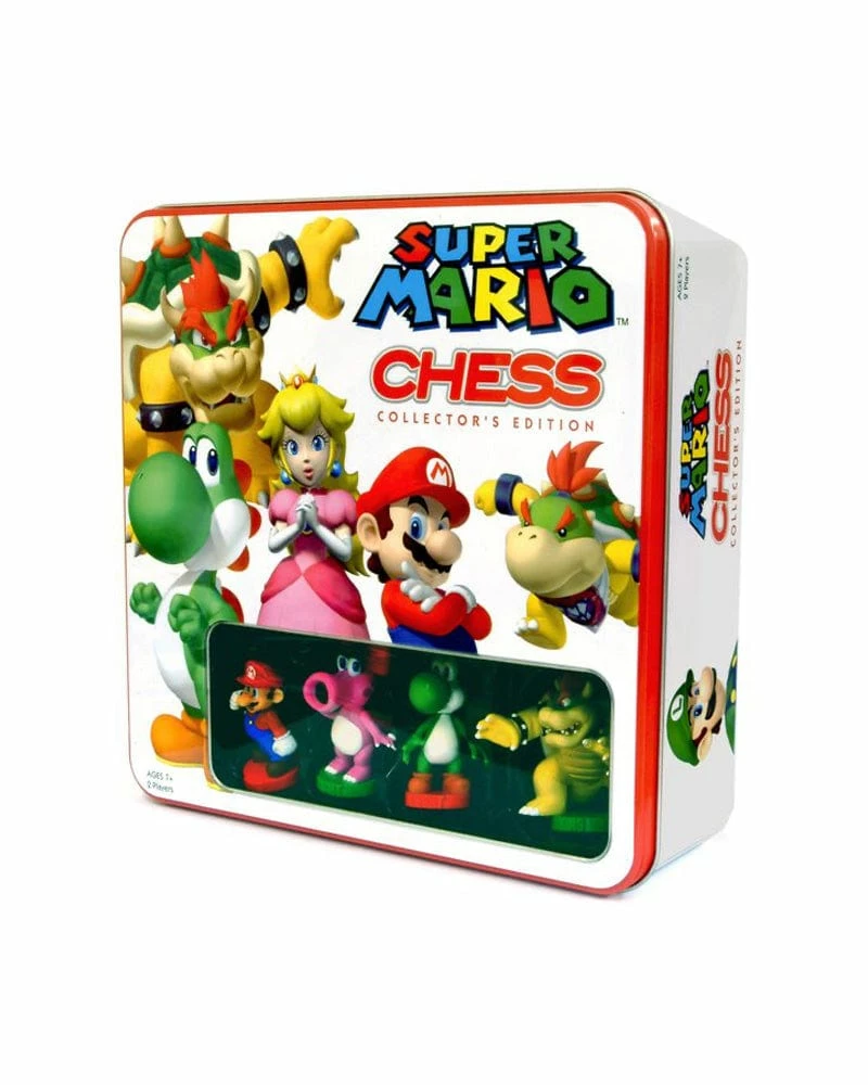 Cheap π― Official Nintendo Super Mario Tin Chess Set π 2 Official Nintendo Super Mario Tin Chess Set