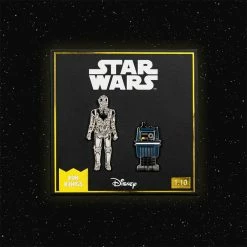 Pin Kings Star Wars Enamel Pin Badge Set 1.10 – Death Star Droid And Power Droid