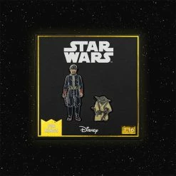 Accessories Pin Kings Star Wars Enamel Pin Badge Set 1.16 – Bespin Security Guard And Yoda
