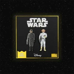 Pin Badges Pin Kings Star Wars Enamel Pin Badge Set 1.23 – AT-AT Commander And Cloud Car Pilot
