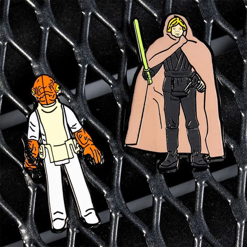 Discount π Pin Kings Star Wars Enamel Pin Badge Set 1.26 β Admiral Ackbar And Luke Skywalker (Jedi Knight Outfit) Accessories π 2 Pin Kings Star Wars Enamel Pin Badge Set 1.26 β Admiral Ackbar And Luke Skywalker (Jedi Knight Outfit) Accessories