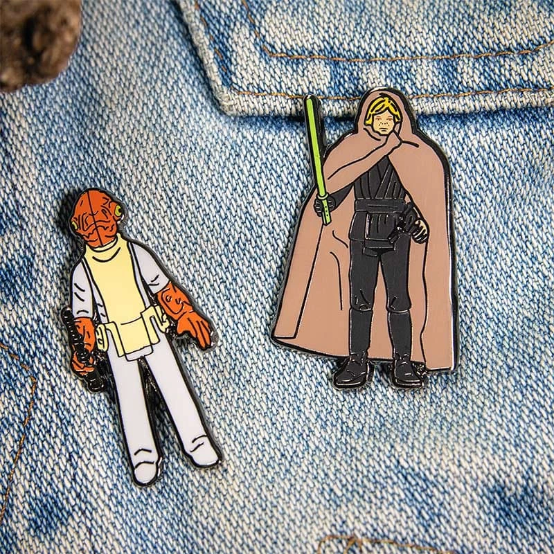 Discount π Pin Kings Star Wars Enamel Pin Badge Set 1.26 β Admiral Ackbar And Luke Skywalker (Jedi Knight Outfit) Accessories π 5 Pin Kings Star Wars Enamel Pin Badge Set 1.26 β Admiral Ackbar And Luke Skywalker (Jedi Knight Outfit) Accessories