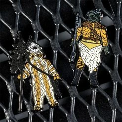 Pin Kings Star Wars Enamel Pin Badge Set 1.29 – Logray (Ewok Medicine Man) And Klaatu Pin Badges