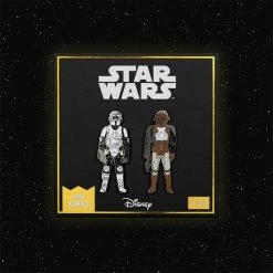 Pin Kings Star Wars Enamel Pin Badge Set 1.33 – Biker Scout And Lando Calrissian (Skiff Guard Disguise) Accessories