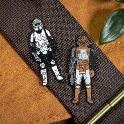 Pin Kings Star Wars Enamel Pin Badge Set 1.33 – Biker Scout And Lando Calrissian (Skiff Guard Disguise) Accessories