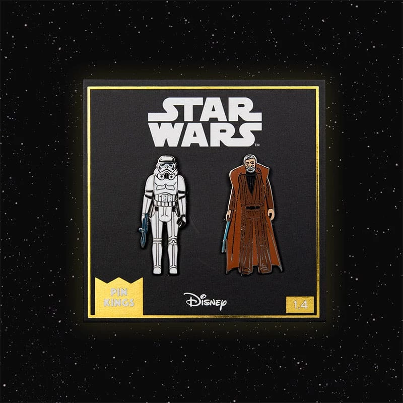 Best reviews of π― Accessories Pin Kings Star Wars Enamel Pin Badge Set 1.4 - Stormtrooper And Obi Wan π 1 Accessories Pin Kings Star Wars Enamel Pin Badge Set 1.4 - Stormtrooper And Obi Wan