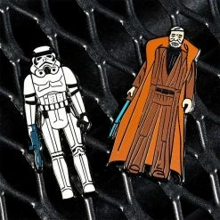Accessories Pin Kings Star Wars Enamel Pin Badge Set 1.4 - Stormtrooper And Obi Wan