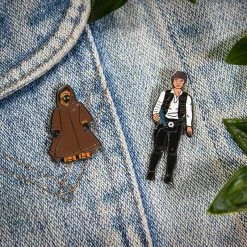 Pin Kings Star Wars Enamel Pin Badge Set 1.5 - Han Solo And Jawa Accessories
