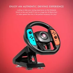 Gaming Accessories Numskull Nintendo Switch Joy Con Steering Wheel Table Attachment