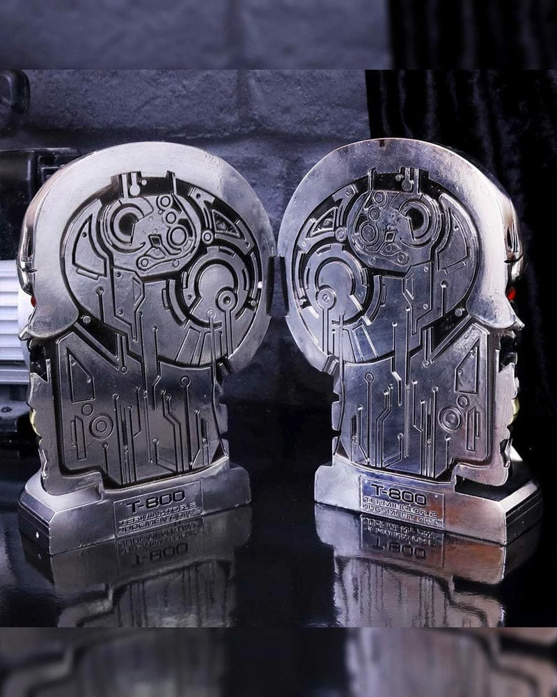 Best Sale π Official Terminator 2 Bookends 18.5cm π₯° 3 Official Terminator 2 Bookends 18.5cm