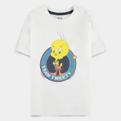 Official Warner Bros. Space Jam Team Tweety Kids Short Sleeved T-Shirts Apparel