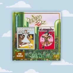Accessories Pin Kings Wizard Of Oz Enamel Pin Badge Set 1.2 – Scarecrow & Dorothy