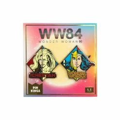 Wonder Women Pin Kings Wonder Woman '84 Enamel Pin Badge Set 1.1 - WW & Cheetah Accessories