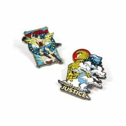 Wonder Women Pin Kings Wonder Woman '84 Enamel Pin Badge Set 1.2 - Fight For Justice Accessories