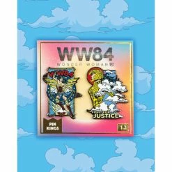 Just Geek Sales Store 13 Wonder Women Pin Kings Wonder Woman '84 Enamel Pin Badge Set 1.2 - Fight For Justice Accessories