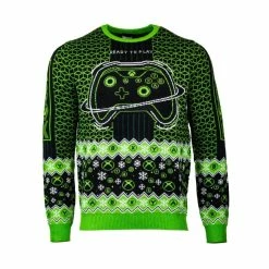 Just Geek Sales Store 7 Xbox Christmas Jumper Official Xbox βReady To Playβ Christmas Jumper / Ugly Sweater